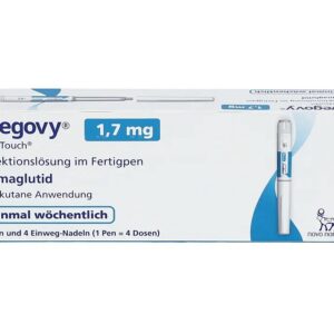 Вегови для похудения США Wegovy 1,7 мг семаглутид Novo Nordisk
